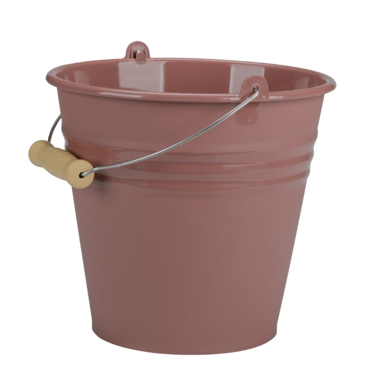 Wiadro z metalową rączką MEGI 5l różowy